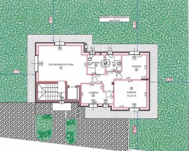 Trifamigliare in nuovissimo contesto residenziale Albino