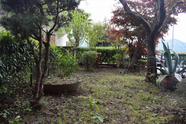 Graziosa villetta a schiera con giardino privato e box Albino