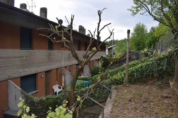 Graziosa villetta a schiera con giardino privato e box Albino