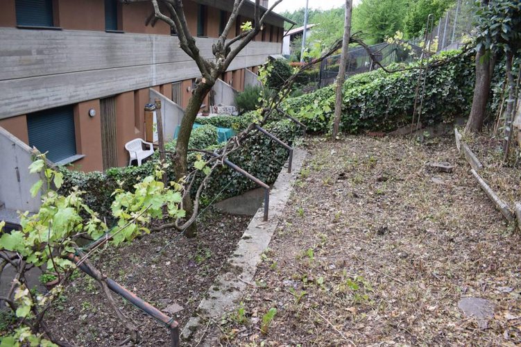 Graziosa villetta a schiera con giardino privato e box Albino