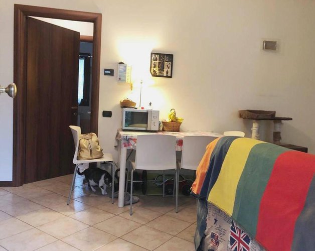 Bilocale con giardino privato e box Cene