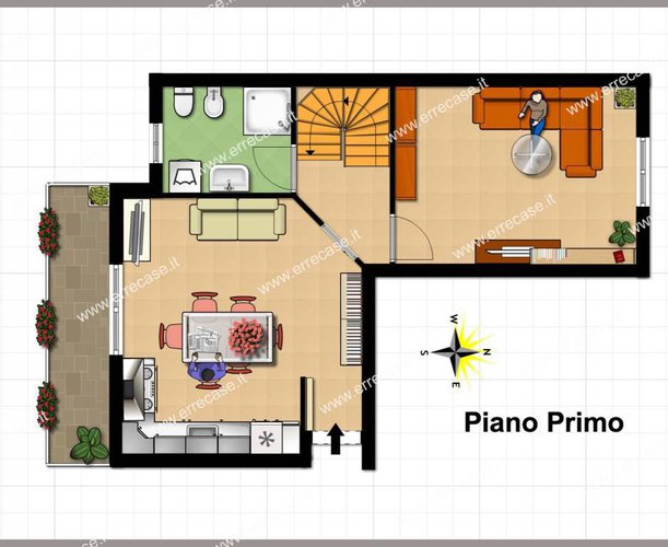 Nuovo 3 Locali con cucina abitabile, doppi servizi e box!