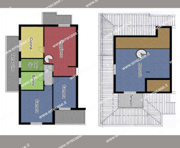 Appartamento + Mansarda...