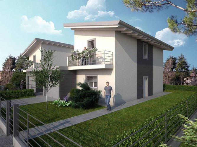 VILLA BIFAMILIARE COME SINGOLA Roccafranca