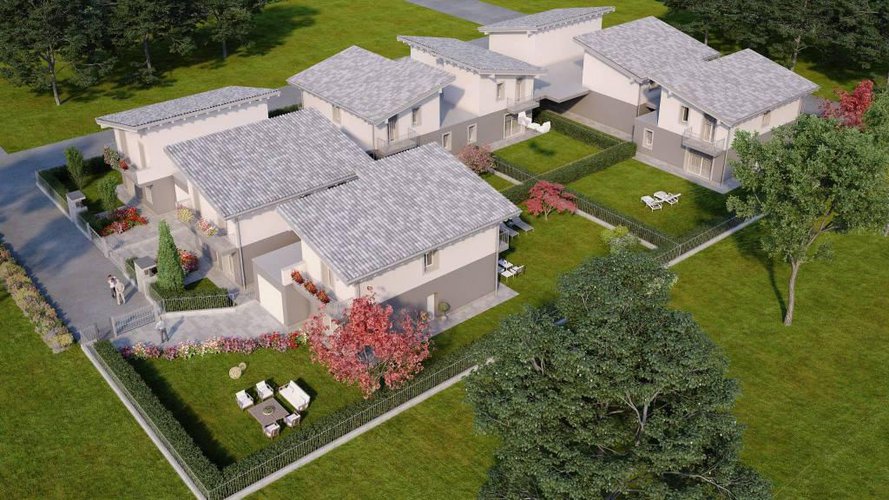 VILLA BIFAMILIARE COME SINGOLA Roccafranca