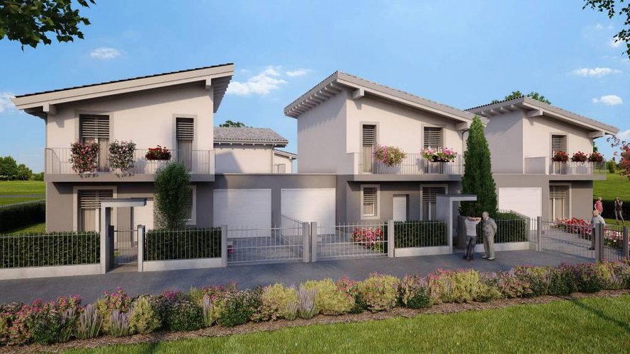 VILLA BIFAMILIARE COME SINGOLA Roccafranca