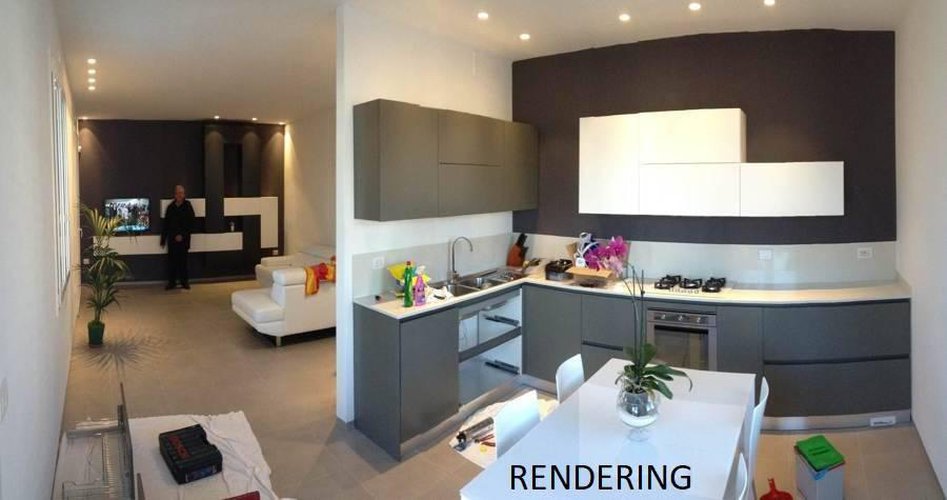 Trilocale 110mq totalmente ristrutturato con poss posto auto Bergamo