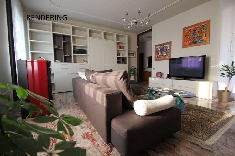 Trilocale 110mq totalmente ristrutturato con poss posto auto Bergamo