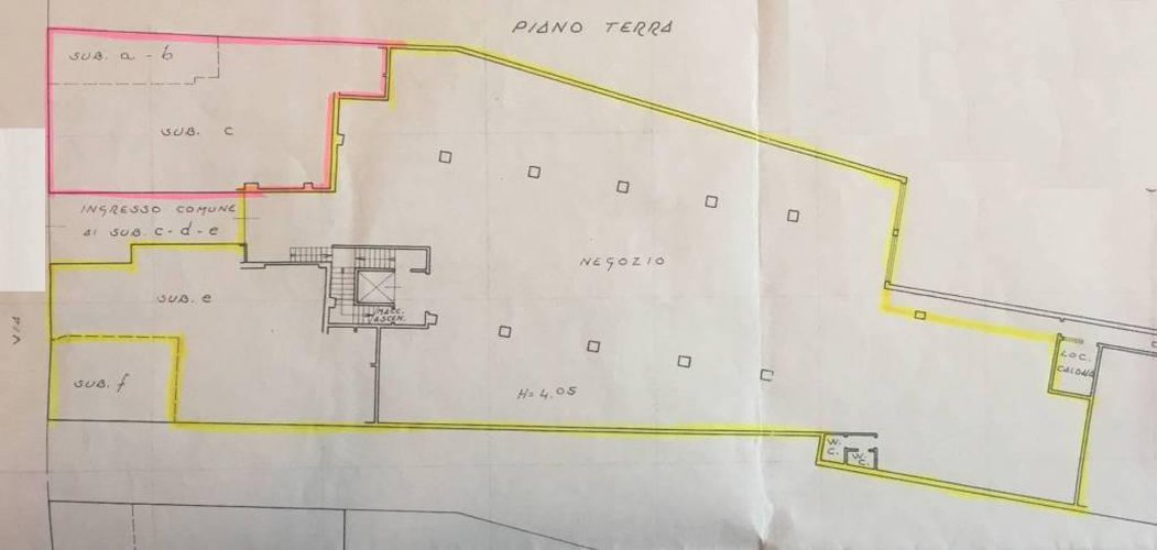 Bergamo Negozio di 1.000Mq con 1.000Mq di parcheggio Bergamo