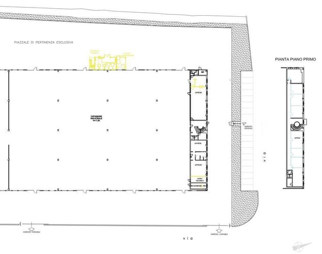 Zona industriale capannone di 4.700mq Lallio