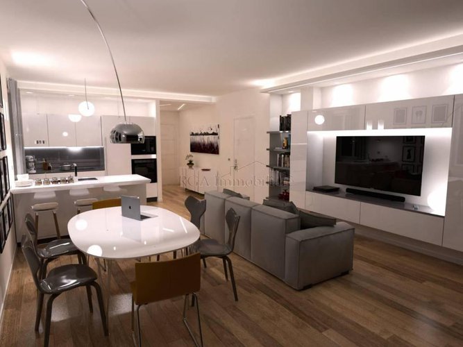 Ponteranica Zona Valbona, trilocale 90 mq ristrutturato Ponteranica