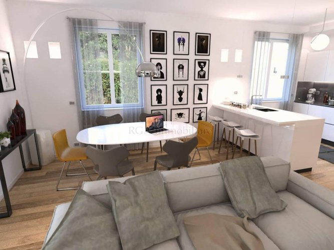 Ponteranica Zona Valbona, trilocale 90 mq ristrutturato Ponteranica