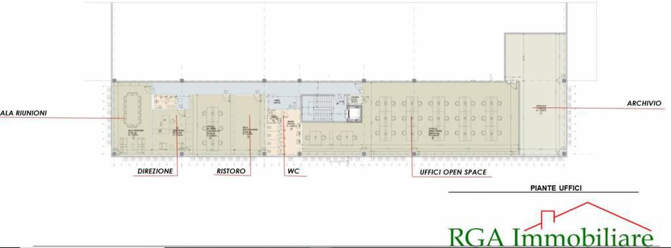 Capannone con baie di carico e uffici di rappresentanza Dalmine