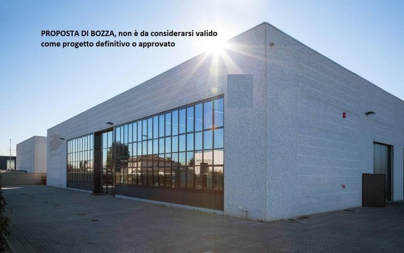 Capannone di 2.600 mq ristrutturato a nuovo Bonate Sotto