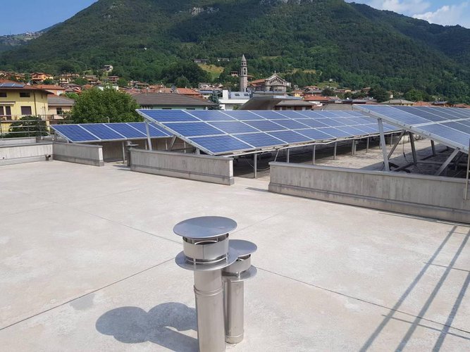 Stabile residenziale e artigianale Albino