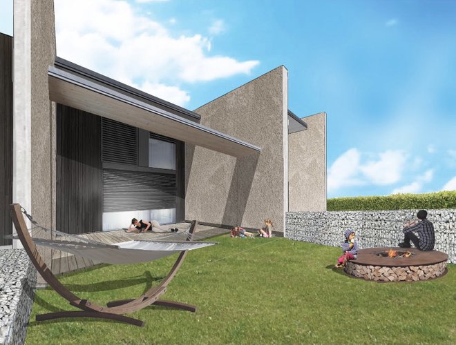 Villa a schiera via Puccini, Zanica