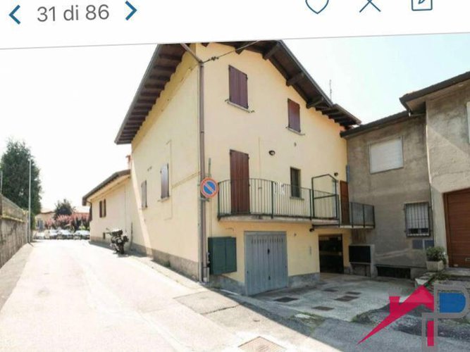 Pontida Porzione di casa terra/tetto con giardino