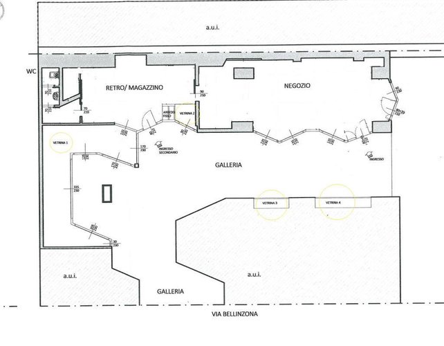 Negozio 2 locali - Rif. 470 Como