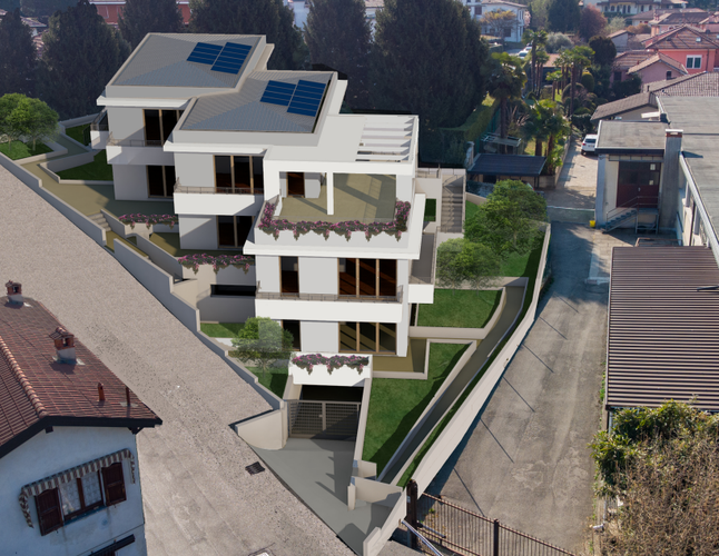 Titolo Nuovo trilocale con giardino