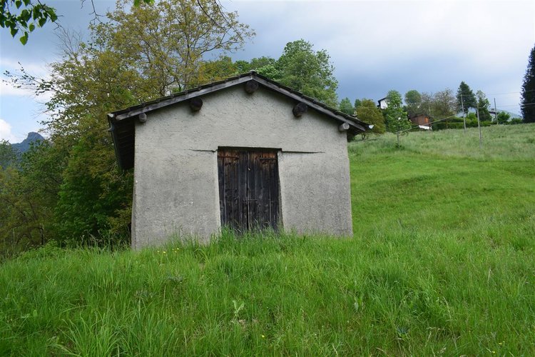 Taleggio, immerso nel verde, introvabile rustico indipendente con godibilissimo terreno a prato Taleggio