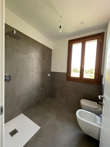 Trilocale con giardino e box doppio Madone