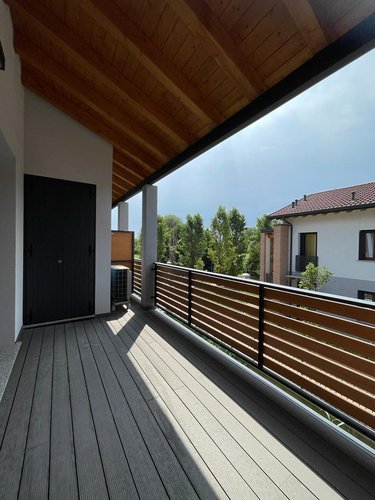 Trilocale con giardino e box doppio Madone