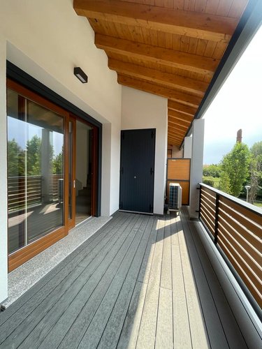 Trilocale con giardino e box doppio Madone