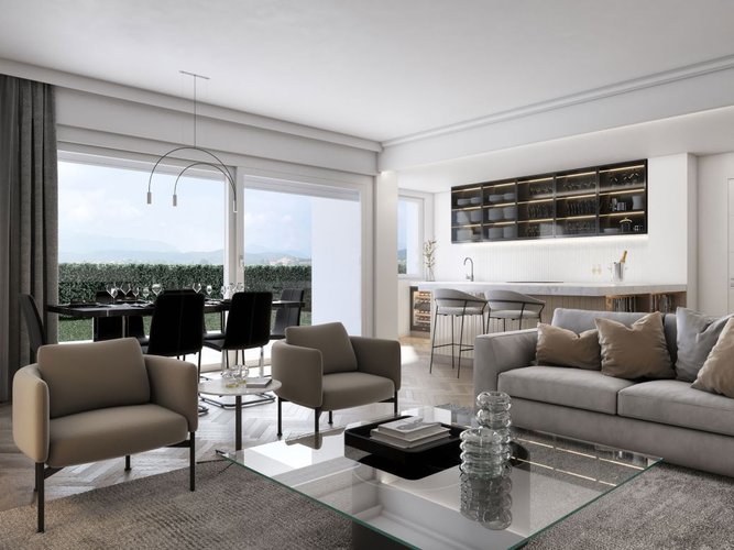 Trilocale al primo piano in Beregazzo con Figliaro Beregazzo con Figliaro