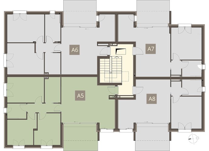 Quadrilocale al Primo Piano a Beregazzo con Figliaro Beregazzo con Figliaro