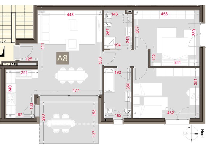 Trilocale a Piano Primo in Rovellasca Rovellasca