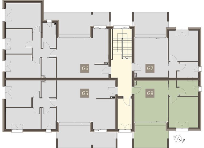 Bilocale Primo Piano in Alserio Alserio