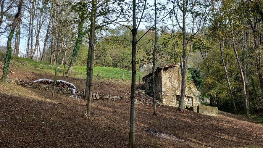 Costa Serina affarone caratteristica baita montana con terreno Costa Serina