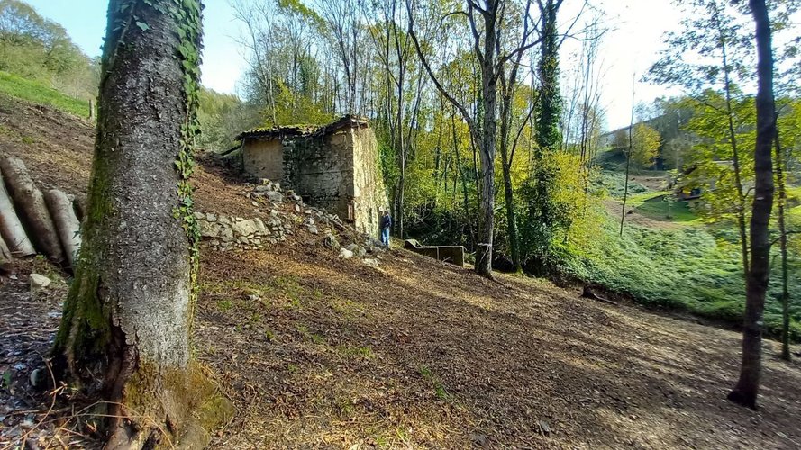 Costa Serina affarone caratteristica baita montana con terreno Costa Serina
