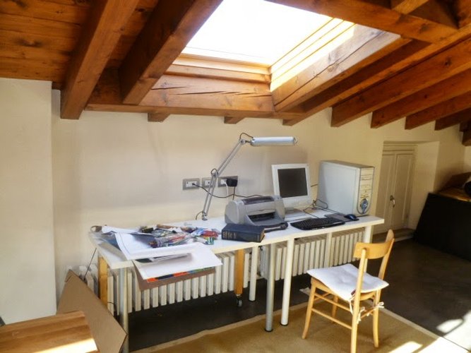 Costa Serina, vista a 360°, intero fabbricato ristrutturato con prato e bosco Costa Serina