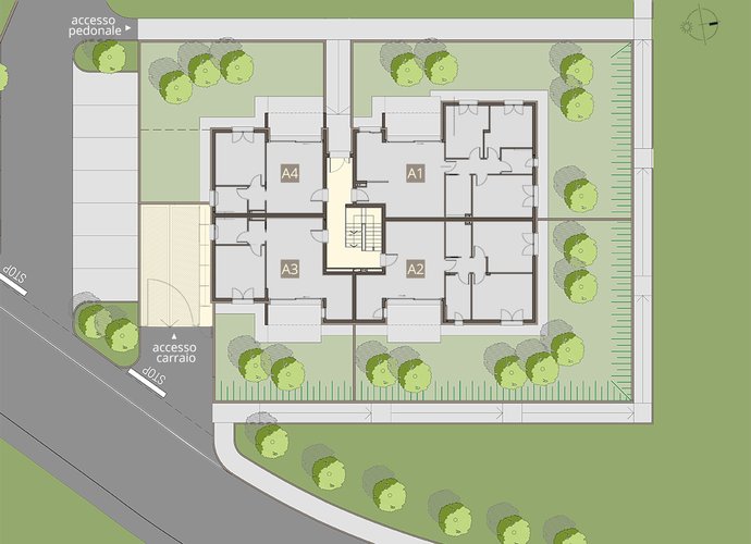 Quadrilocale al Primo Piano a Beregazzo con Figliaro Beregazzo con Figliaro