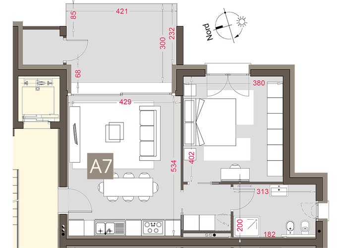 Bilocale al Primo Piano a Montano Lucino Montano Lucino