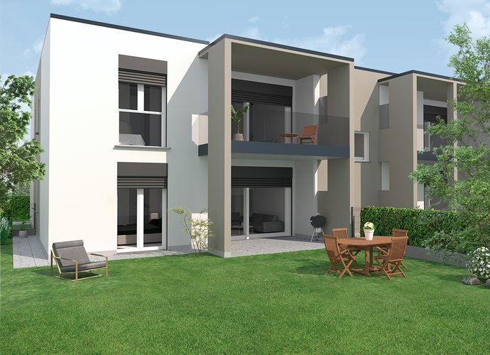 Trilocale a Piano Terra in Alserio Alserio