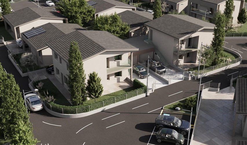 Vendita Trilocale di Nuova Costruzione con Giardino Privato a Verdello - F2 Verdello