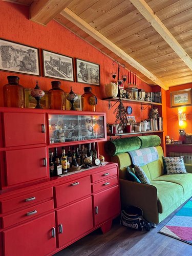 Oltre il Colle Zambla Alta, immerso nel verde, ottimo bilocale con camino e box Oltre il Colle