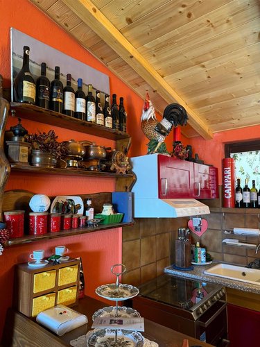 Oltre il Colle Zambla Alta, immerso nel verde, ottimo bilocale con camino e box Oltre il Colle