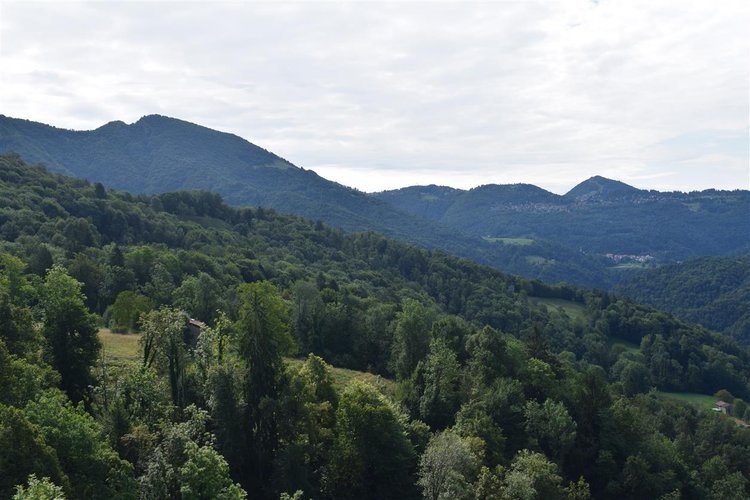 Costa Serina affare indipendente appartamento con 2 box e giardino privato Costa Serina