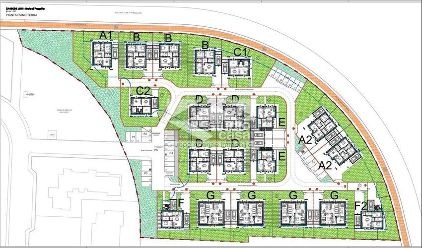Vendita Trilocale di Nuova Costruzione con Giardino Privato a Verdello - F2 Verdello