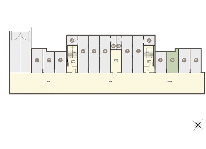 Bilocale a Piano Primo con box a piano interrato Guanzate