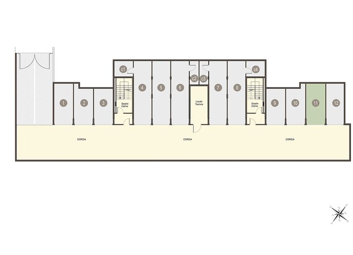 Trilocale a Piano Primo con box a piano interrato Guanzate