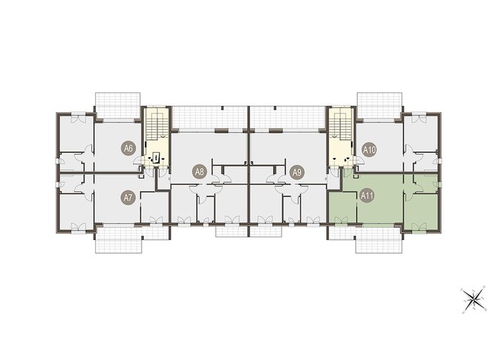 Trilocale a Piano Primo con box a piano interrato Guanzate
