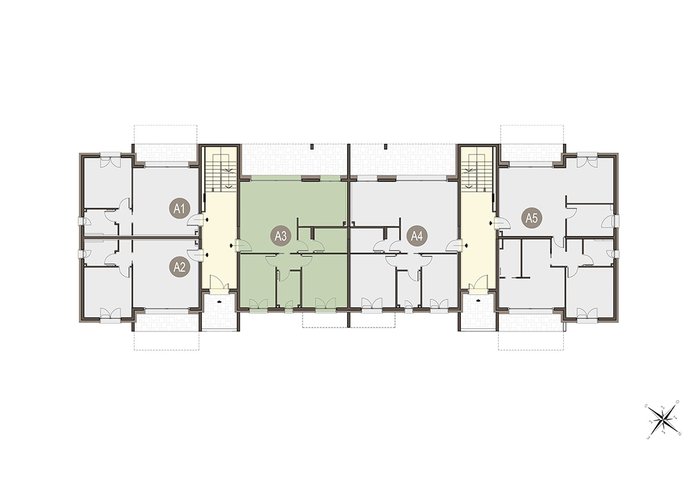 Trilocale a Piano Terra con cantina e box doppio in lunghezza a piano interrato Guanzate