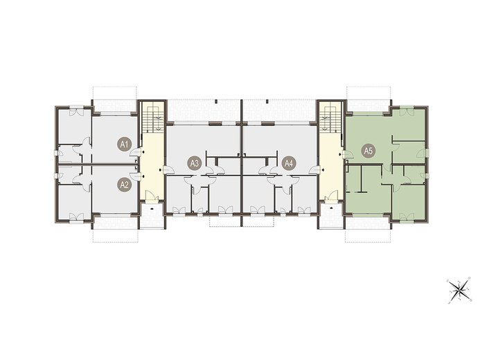 Quadrilocale a Piano Terra con cantina e box doppio in lunghezza a piano interrato Guanzate