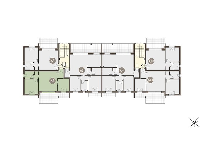 Trilocale a Piano Primo con box a piano interrato Guanzate