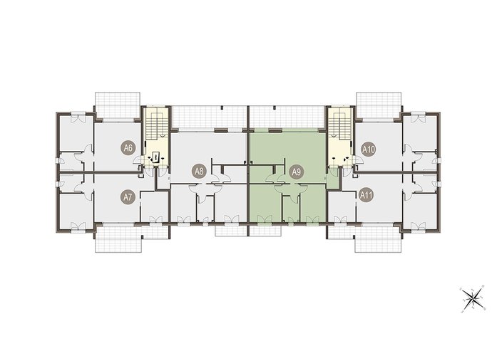 Trilocale a Piano Primo con cantina e box doppio a piano interrato Guanzate