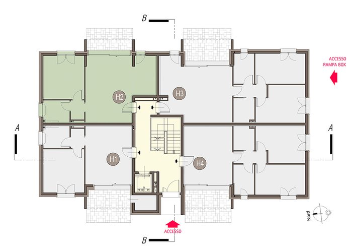 Bilocale a Piano Terra in Bregnano Bregnano